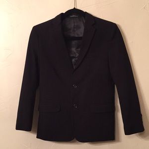 Calvin Klein Boys Black Suit Jacket Blazer Size 12